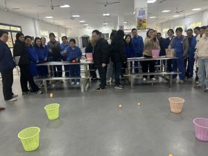 巾幗風(fēng)采，樂享運動——江西制藥工會舉辦慶“三八”乒乓球定點投擲比賽